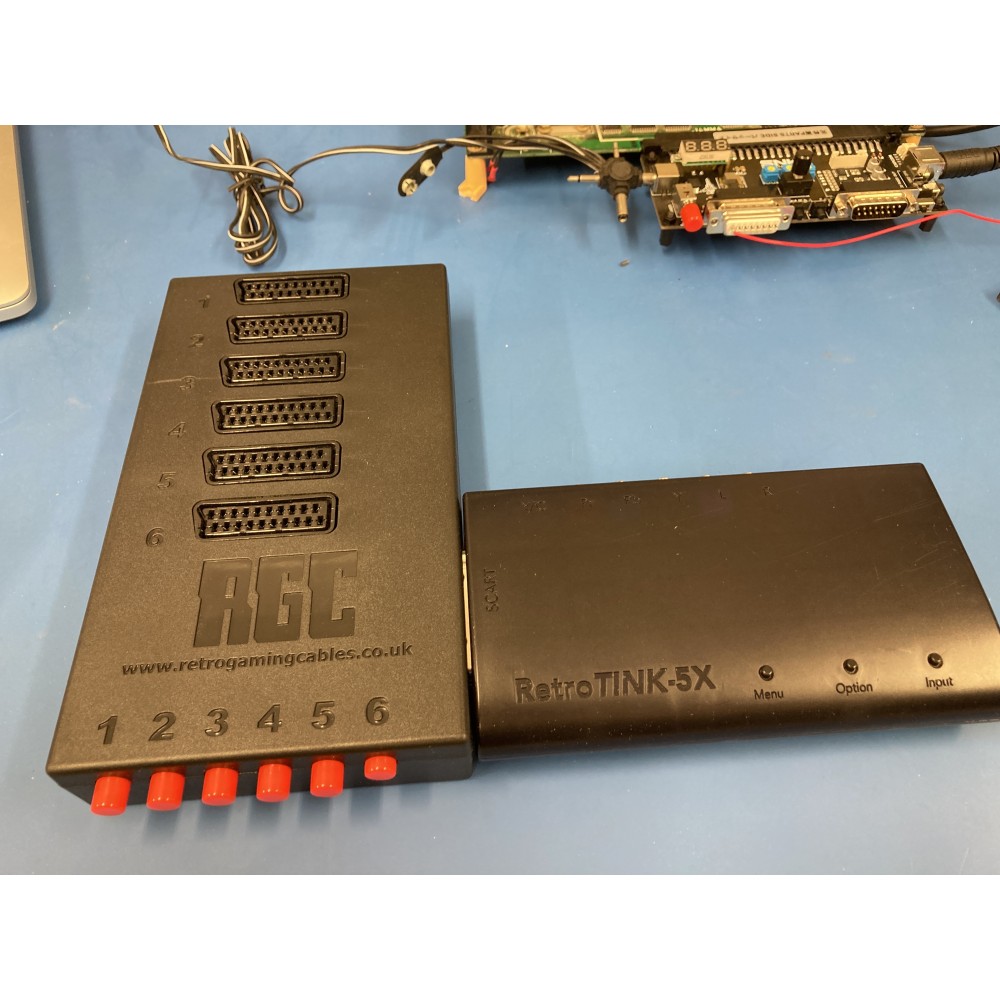 SCART switch 6 inputs 1 output